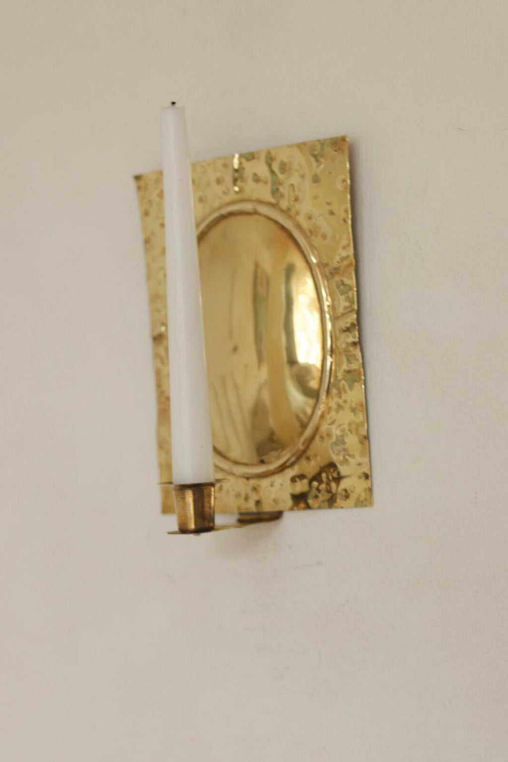 Pair Of  Swedish Brass Sconces