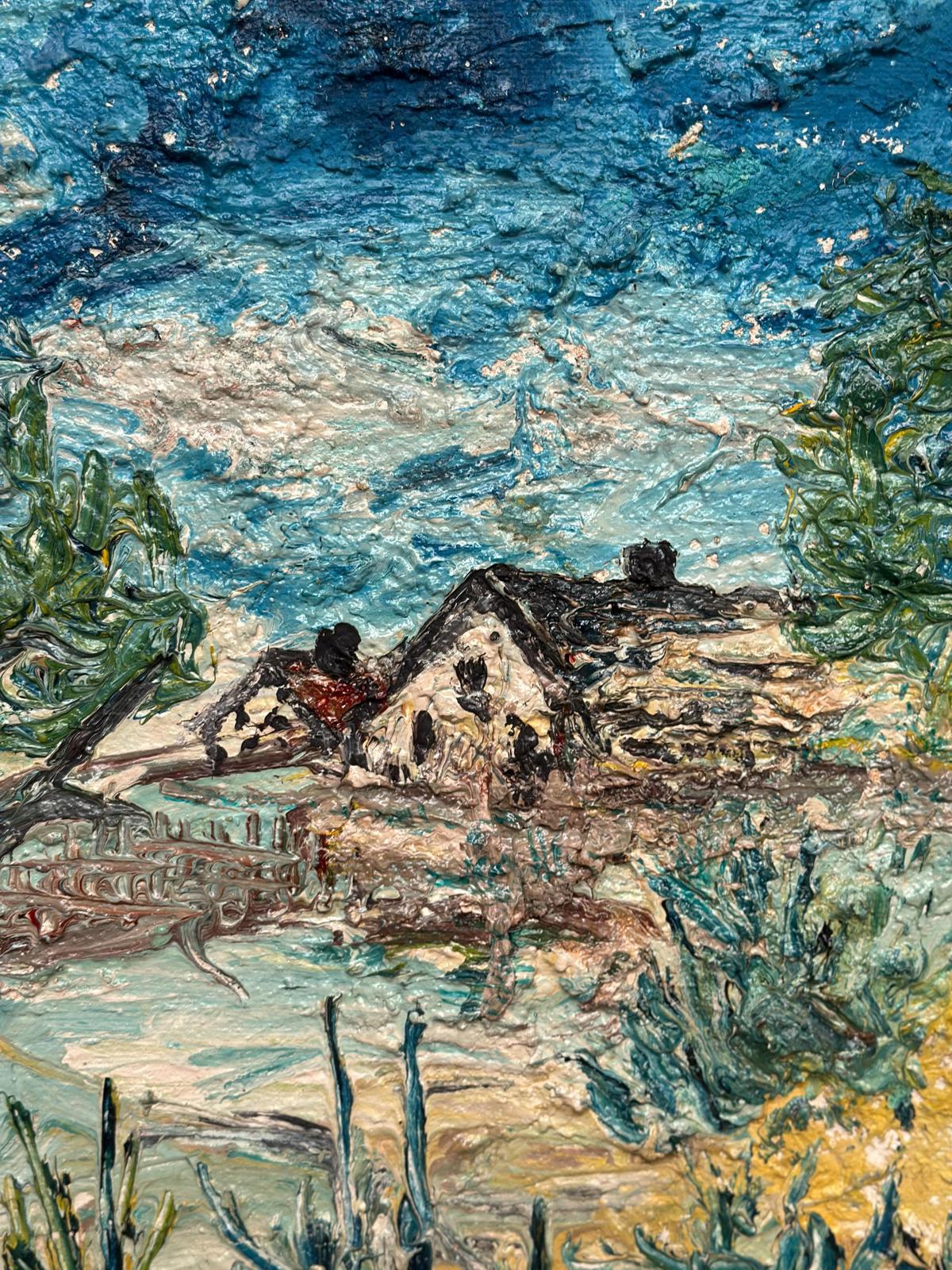 “Cottage Between Trees” by Stig Allan