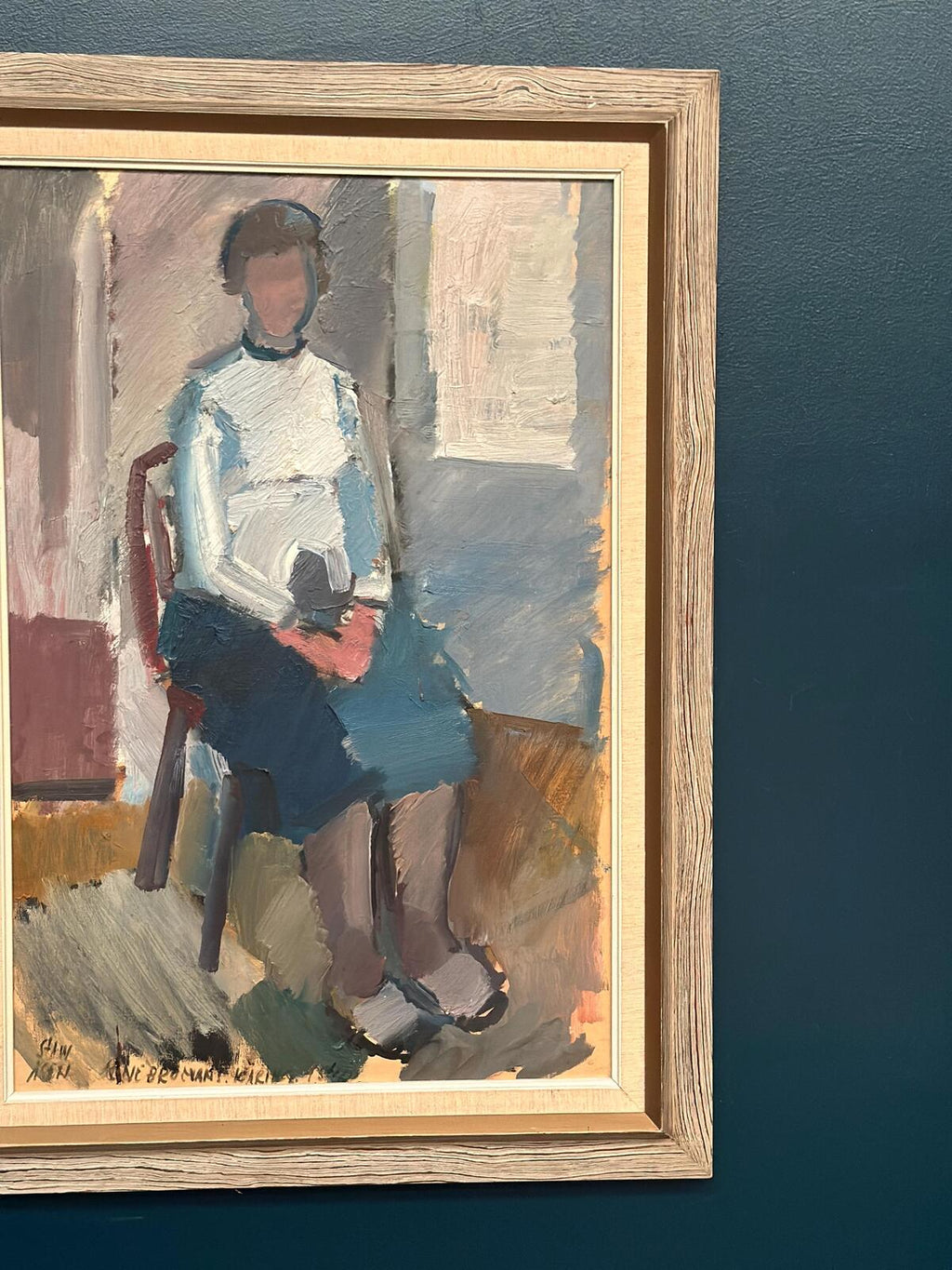 “Seated Woman” by Gösta Stawåsen