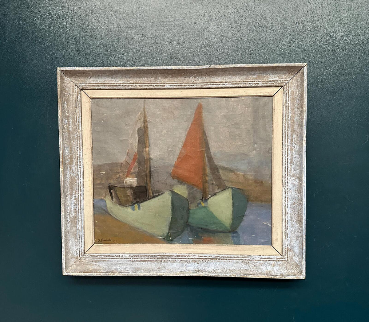 “Motif with Sailboats” by Birgit Forsell (1909–2003)