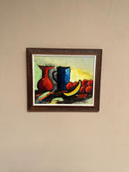 “Still Life with Fruits and Vase” by Rollo