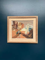 “Figure with Boats” by Nils Öst (1908–1982)