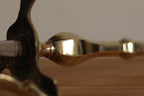 Pair Of  Victorian Antique Brass Pullman Railway Carriage Table Lamps