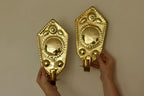 Pair Of Swedish Brass Sconces