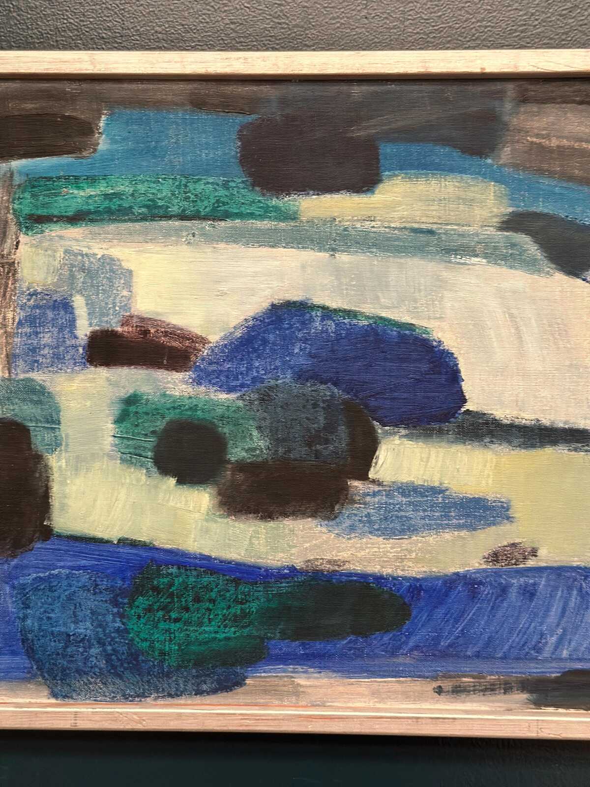 “Blå kust” (Blue Coast) by Bengt Eklund (1916–1989)