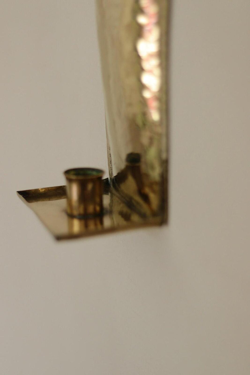 Pair Of Mid Century Swedish Brass Sconces