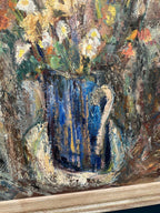 “Flowers in Blue Vase” by Sven Age