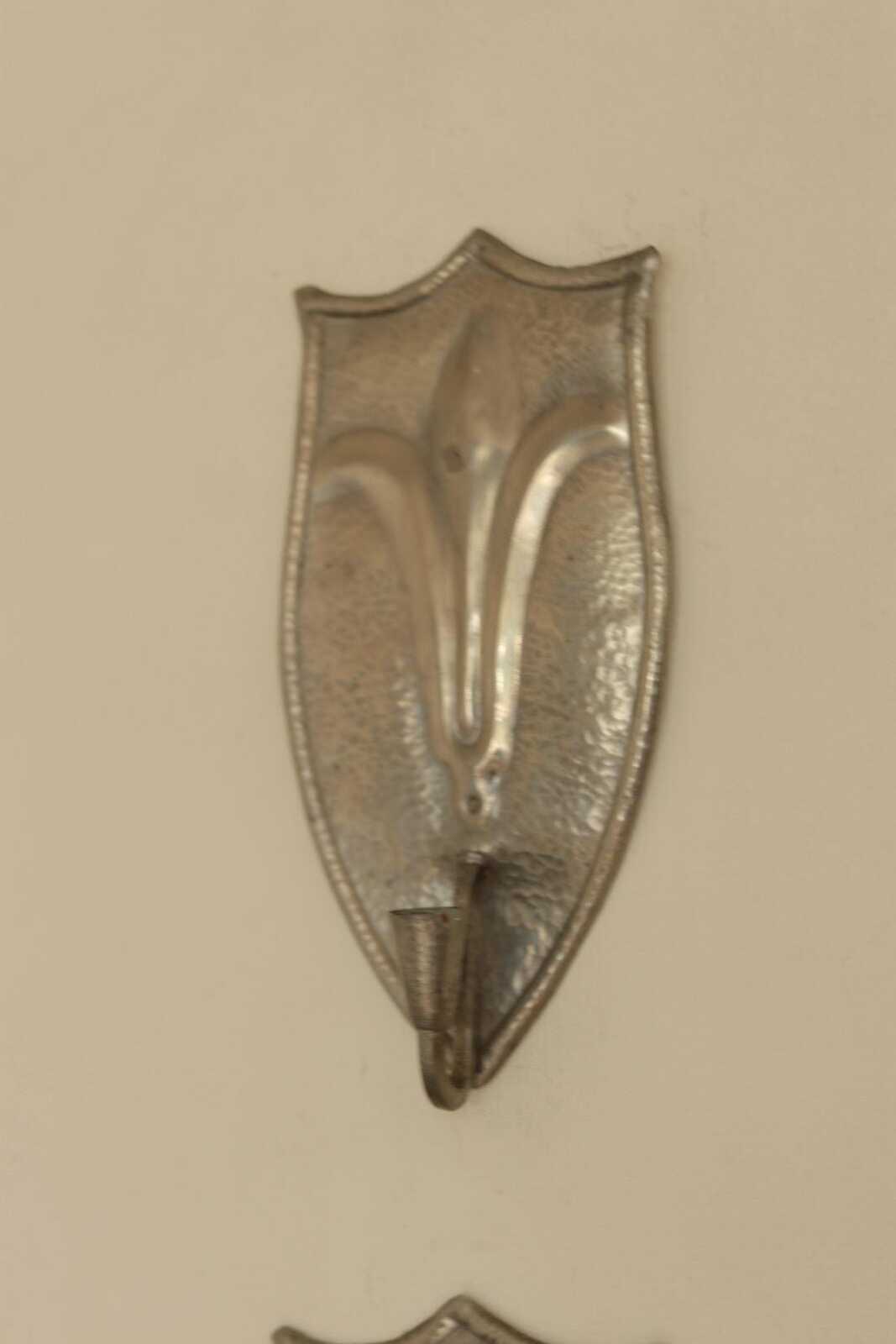 Pair Of Swedish Pewter Sconces