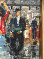 Dancing Couple in Lively Setting