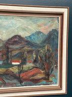 “Hut Between Hills” by B. Elvsfedt