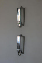 Pair of Mid Century Swedish Pewter Sconces by Svenskt Tenn