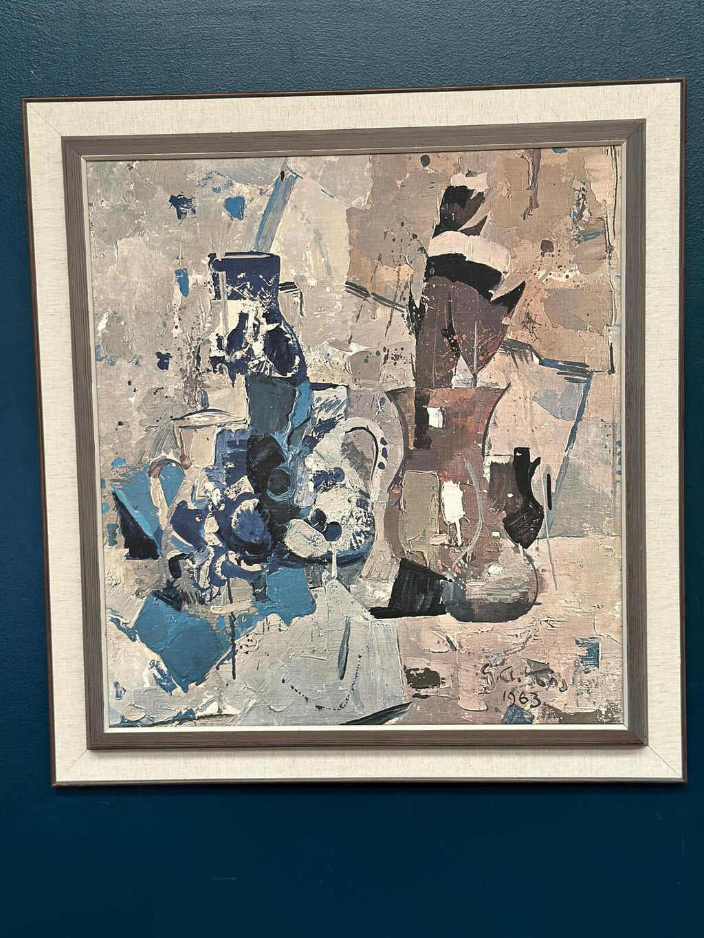 “Still Life with Blue Vase” by Gojmir Anton Kos