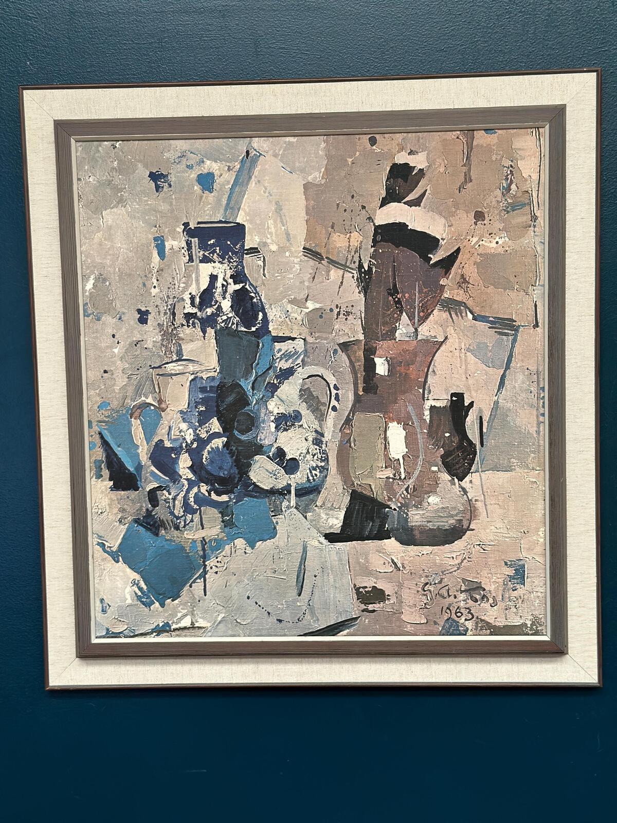 “Still Life with Blue Vase” by Gojmir Anton Kos