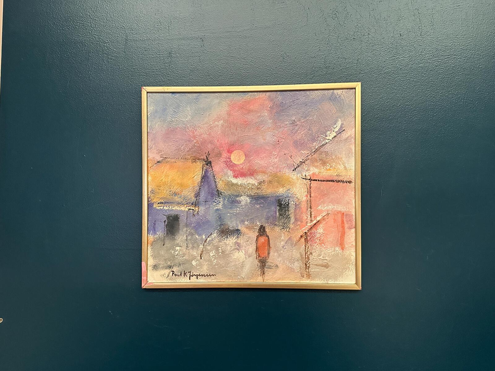 “Figure in Landscape” by Poul K. Jörgensen