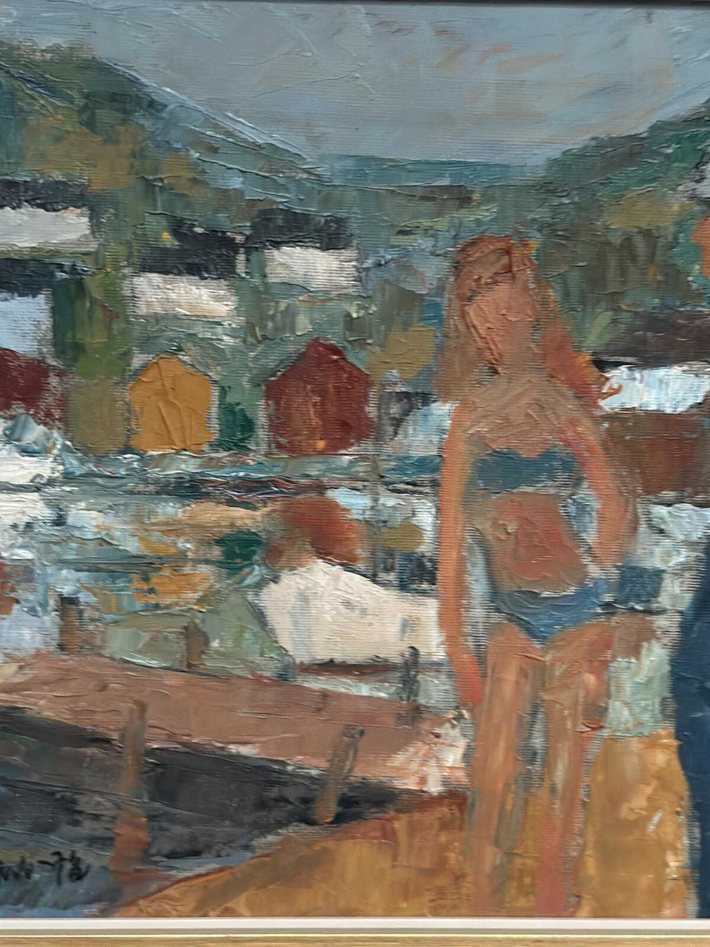 “Badgast och Fiskargubbe” by Fritz Henry Johansson