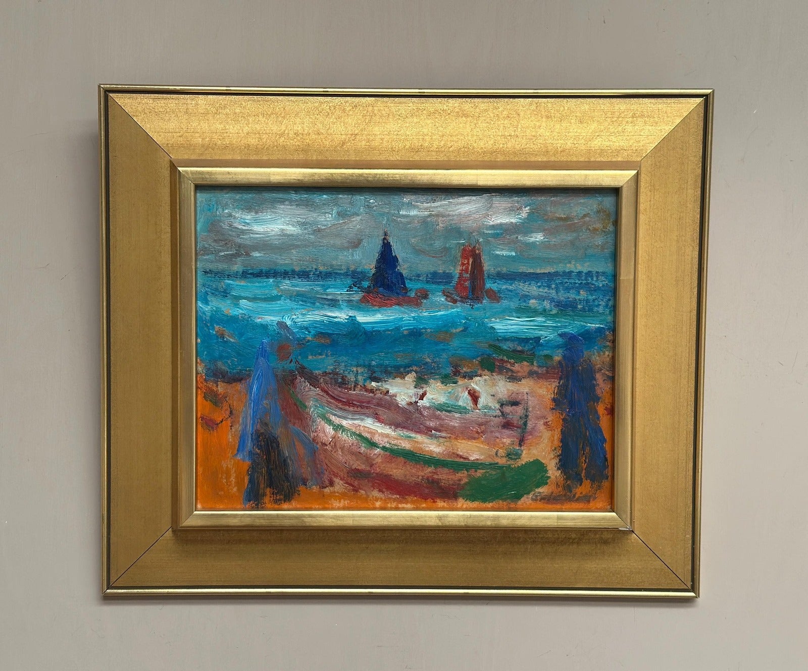 “Coastal Landscape with Fishermen and Boats” by Eric With