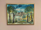 “Cottage Between Trees” by Stig Allan