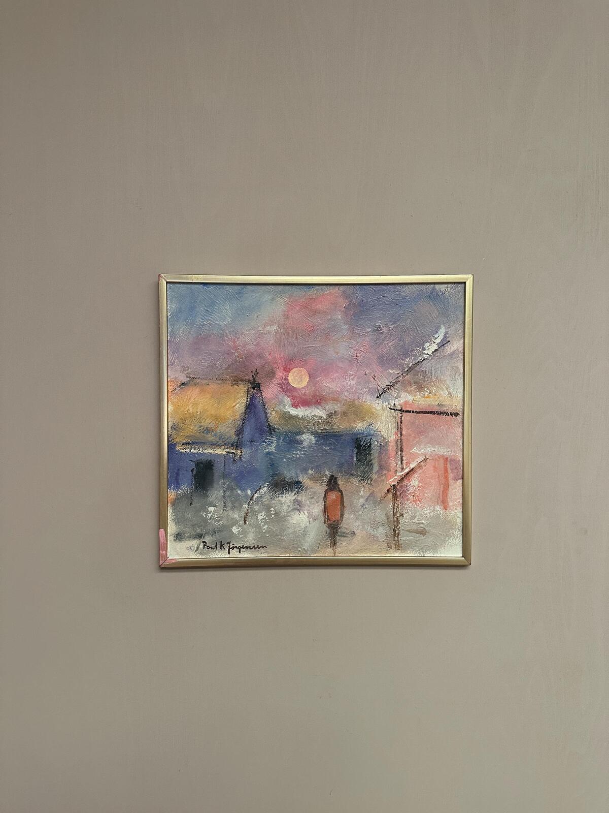 “Figure in Landscape” by Poul K. Jörgensen