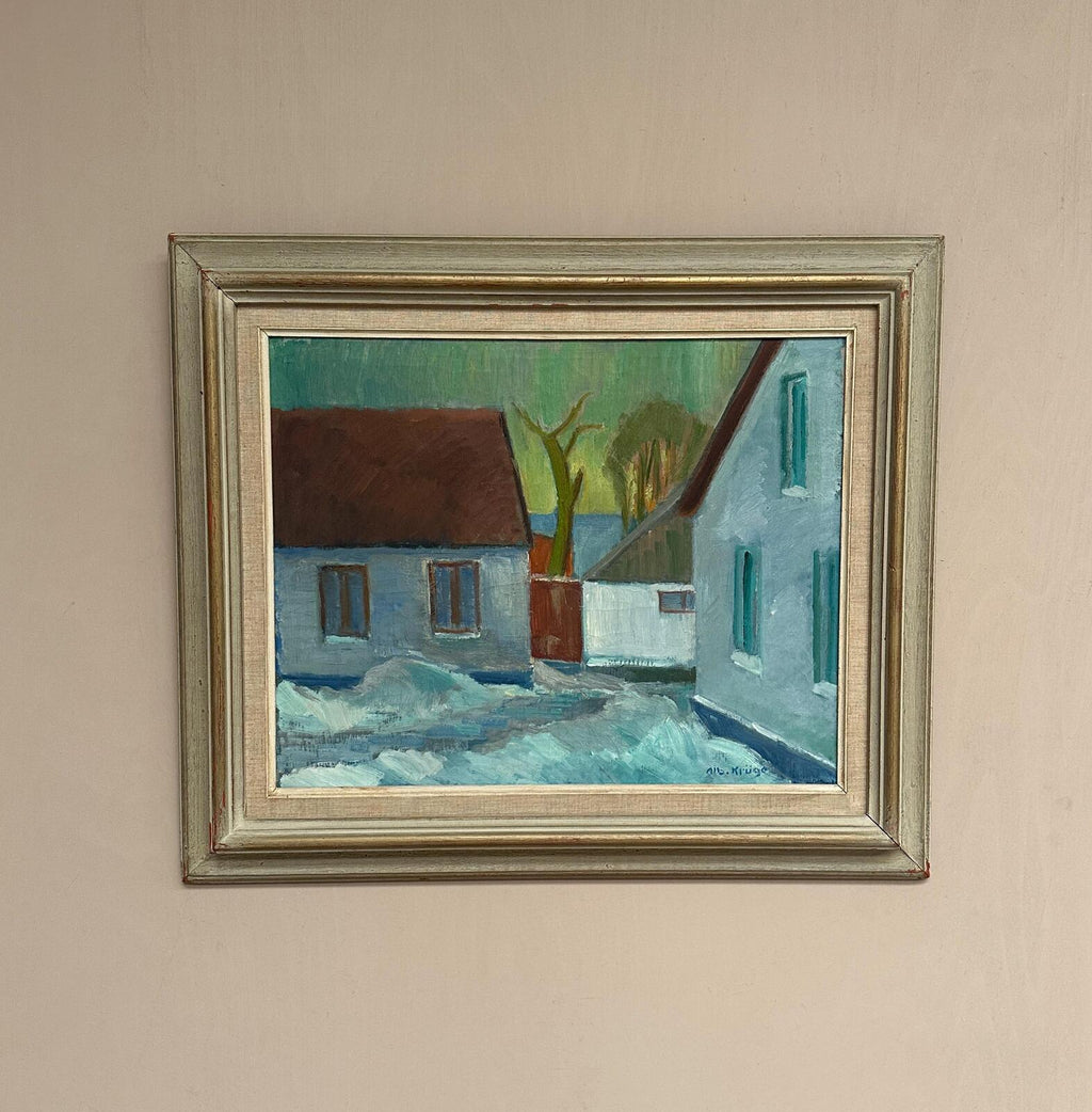 “Vinter Kväll Viks” by Albert Krüger (1885–1965)