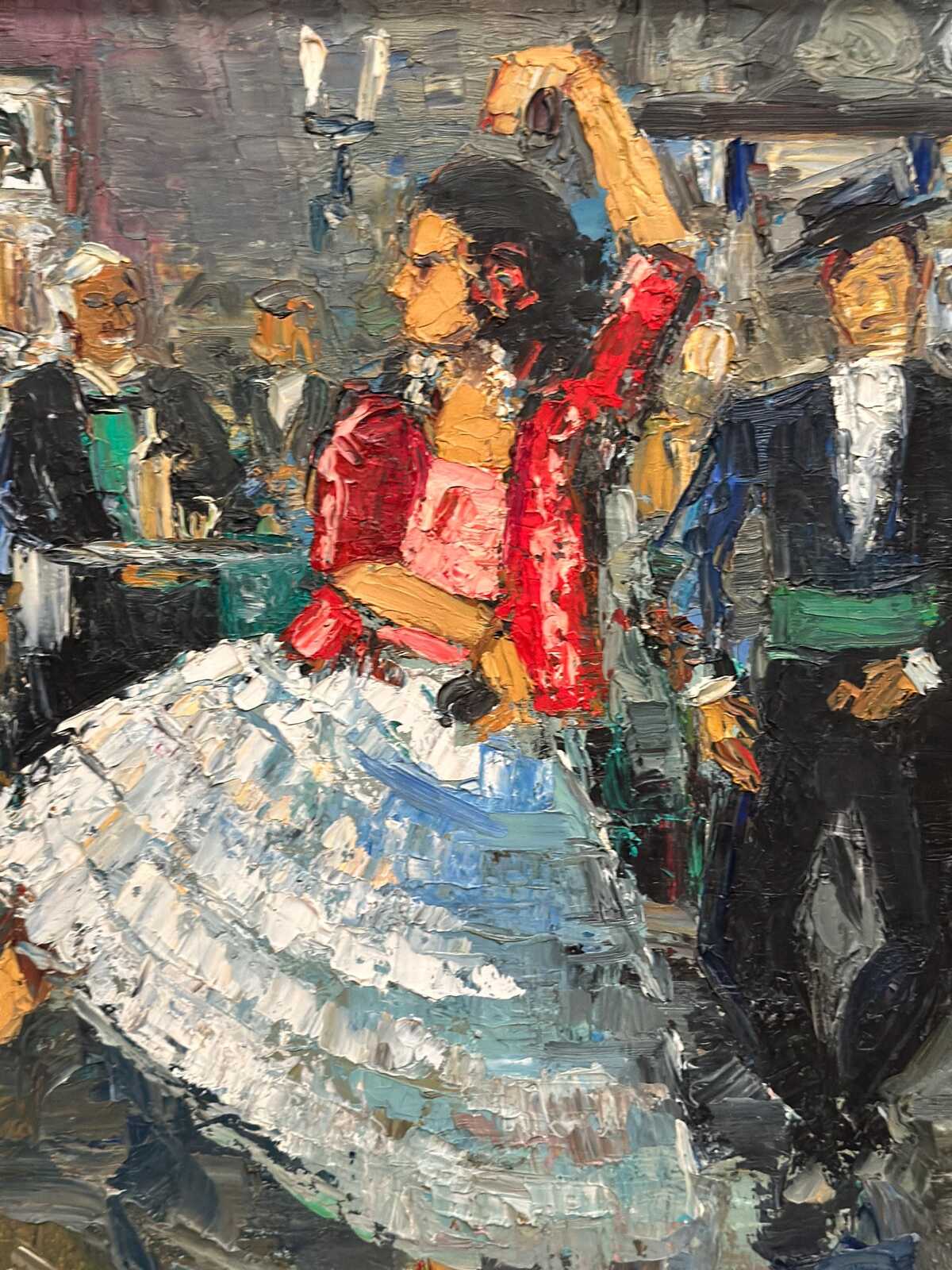 Dancing Couple in Lively Setting
