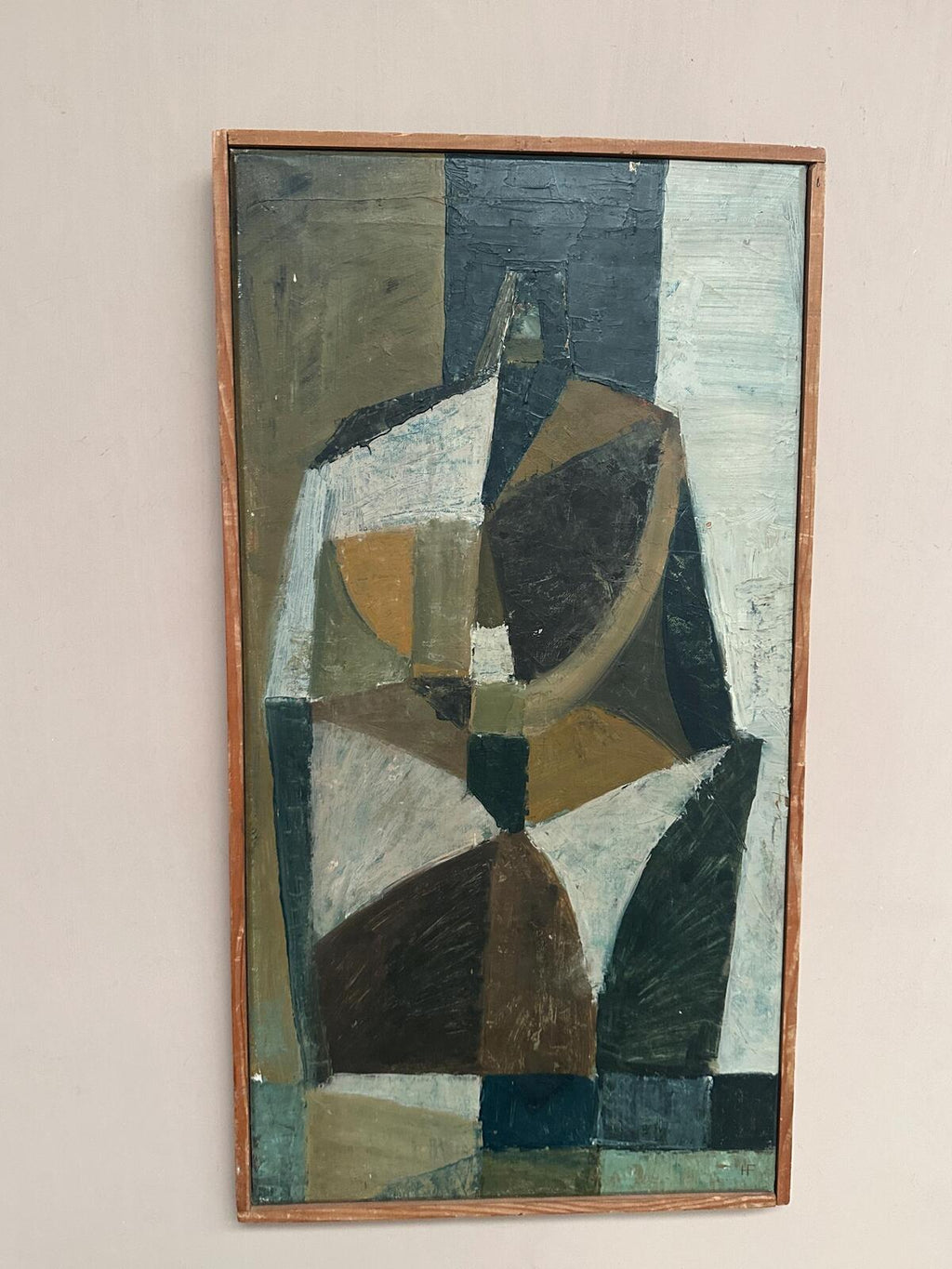 “Abstrakt Komposition” by Hans Fritzdorf (1927–1990)