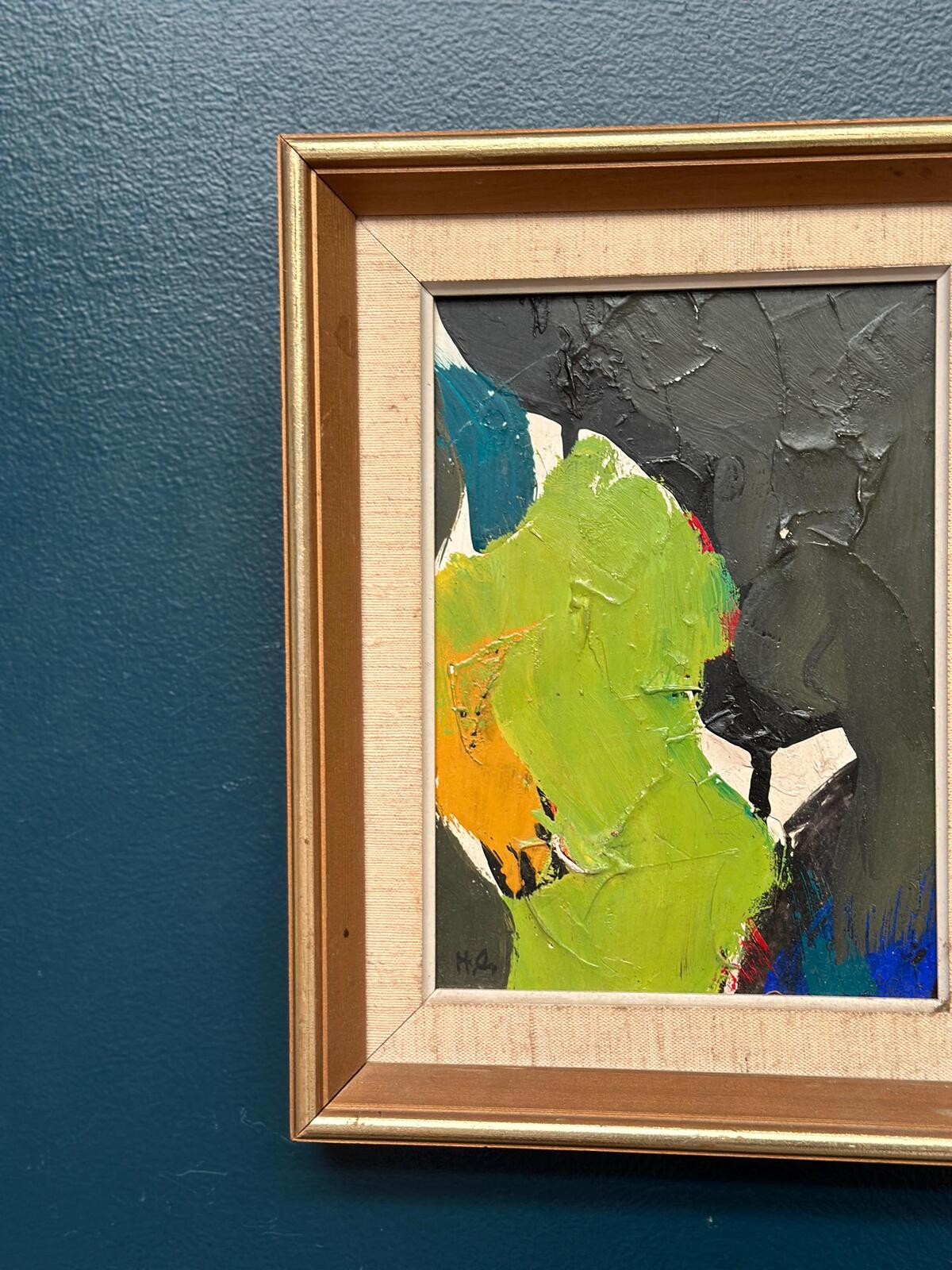 “Abstract in Green” by Hans Oswald