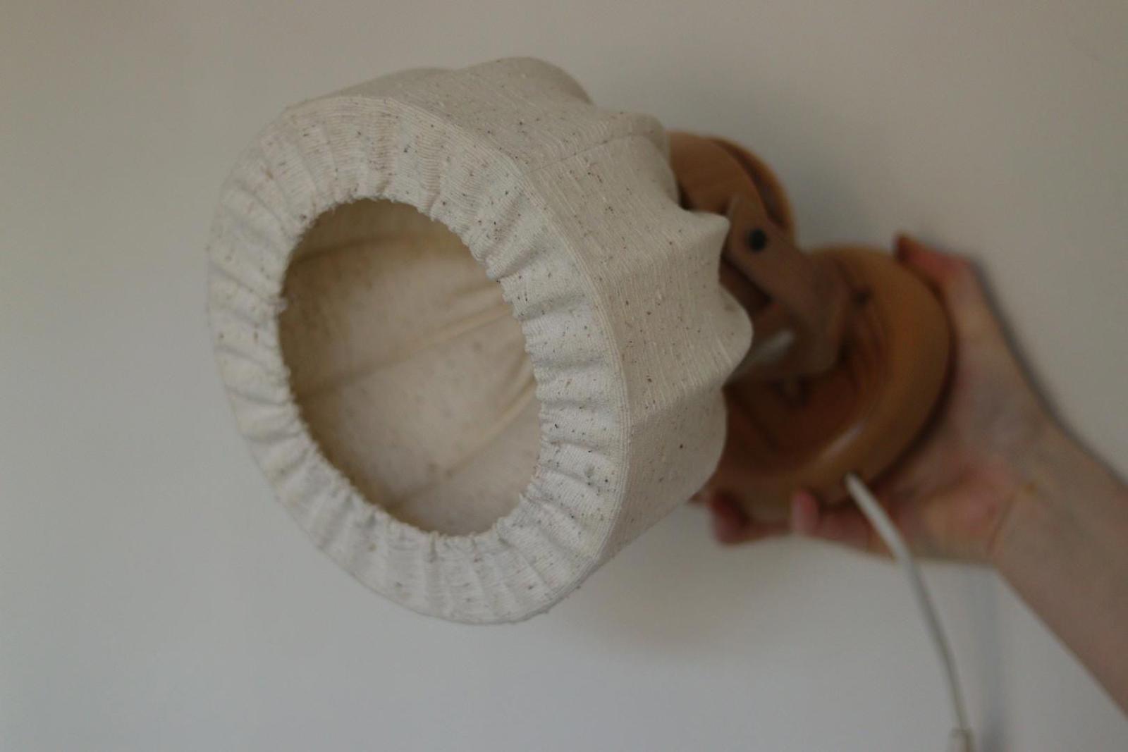 Pair of Vintage Wall Lamps by Solbackens Svarveri, Sweden, 1970s - Pine Wood