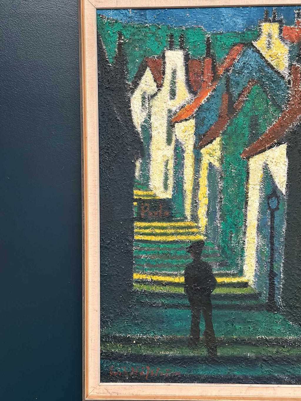 “Promenad mellan hus” by Erik Håfström