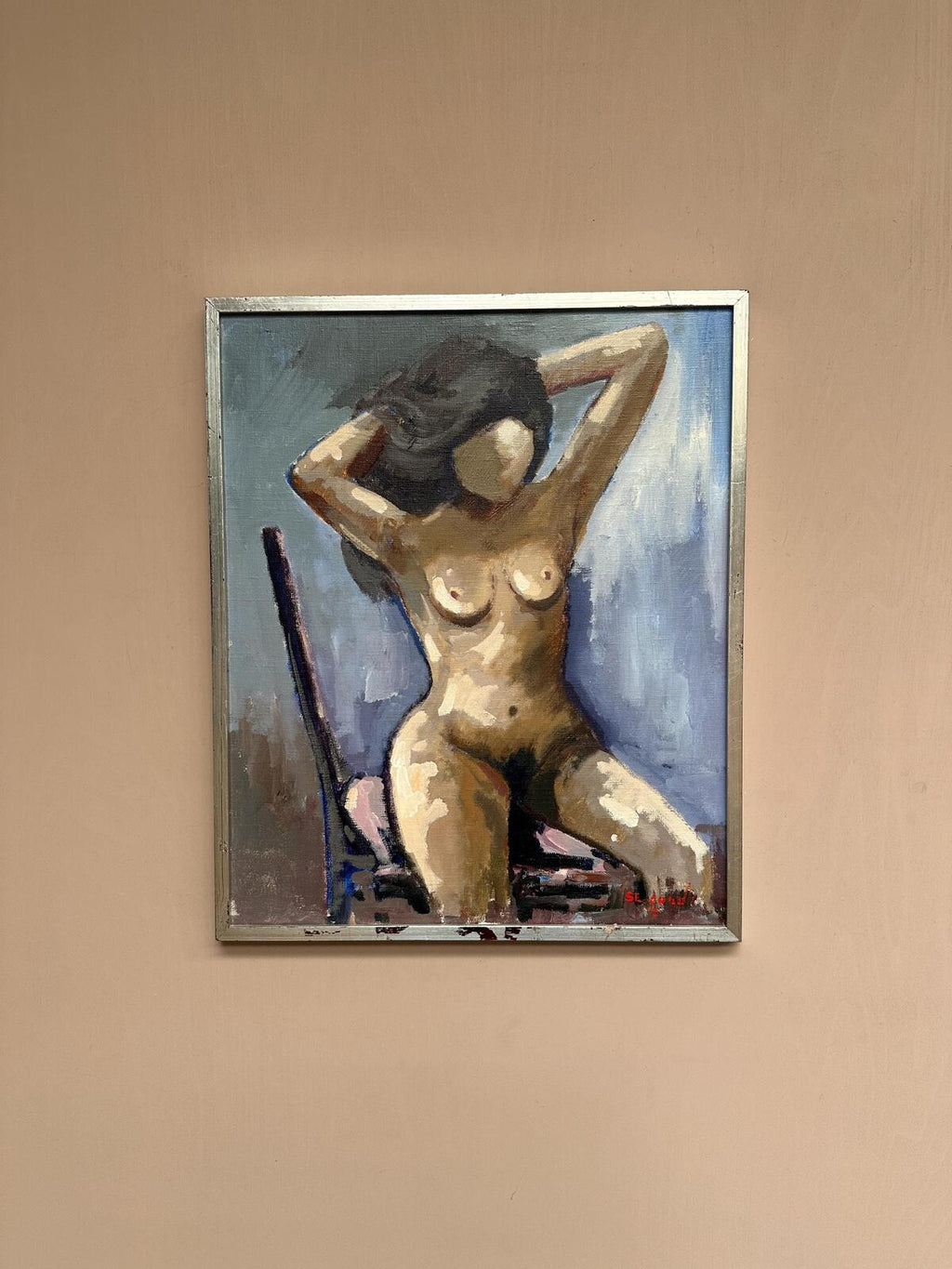 “Model on Chair” by Sven Erik Lund