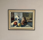 Original Swedish Oil on Panel – “Still Life” Attributed to Åke Wilhelm Andersson –1962 – Vintage & Framed – 63 × 54 cm (24.8" × 21.3")