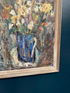 “Flowers in Blue Vase” by Sven Age