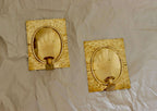Pair Of  Swedish Brass Sconces