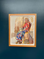“Woman with Broom and Teapot” by Svan Wallquist