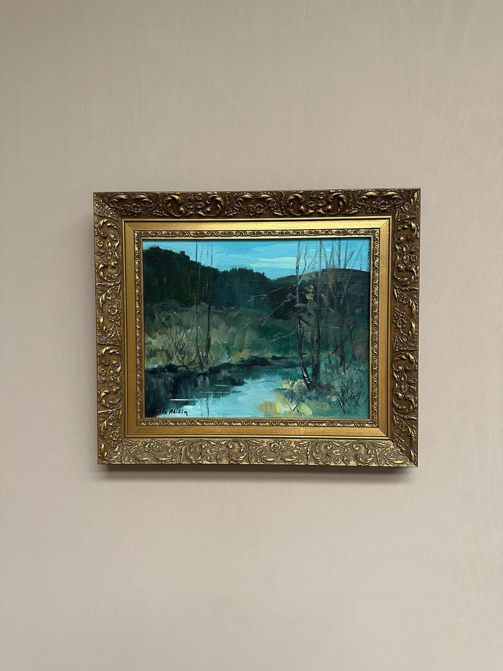 “Höstlandskap från Småland” by Tedde Rhodin