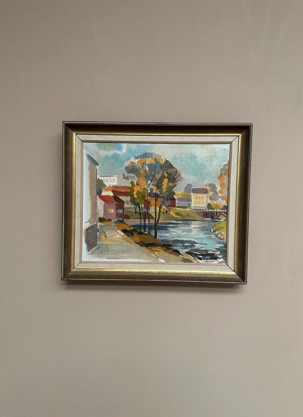 “Riverside Village” by B. Lundqvist