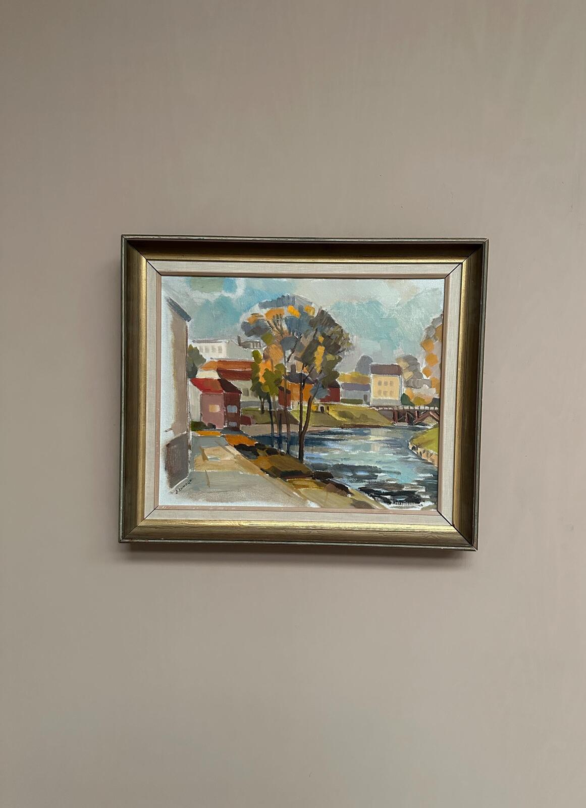 “Riverside Village” by B. Lundqvist