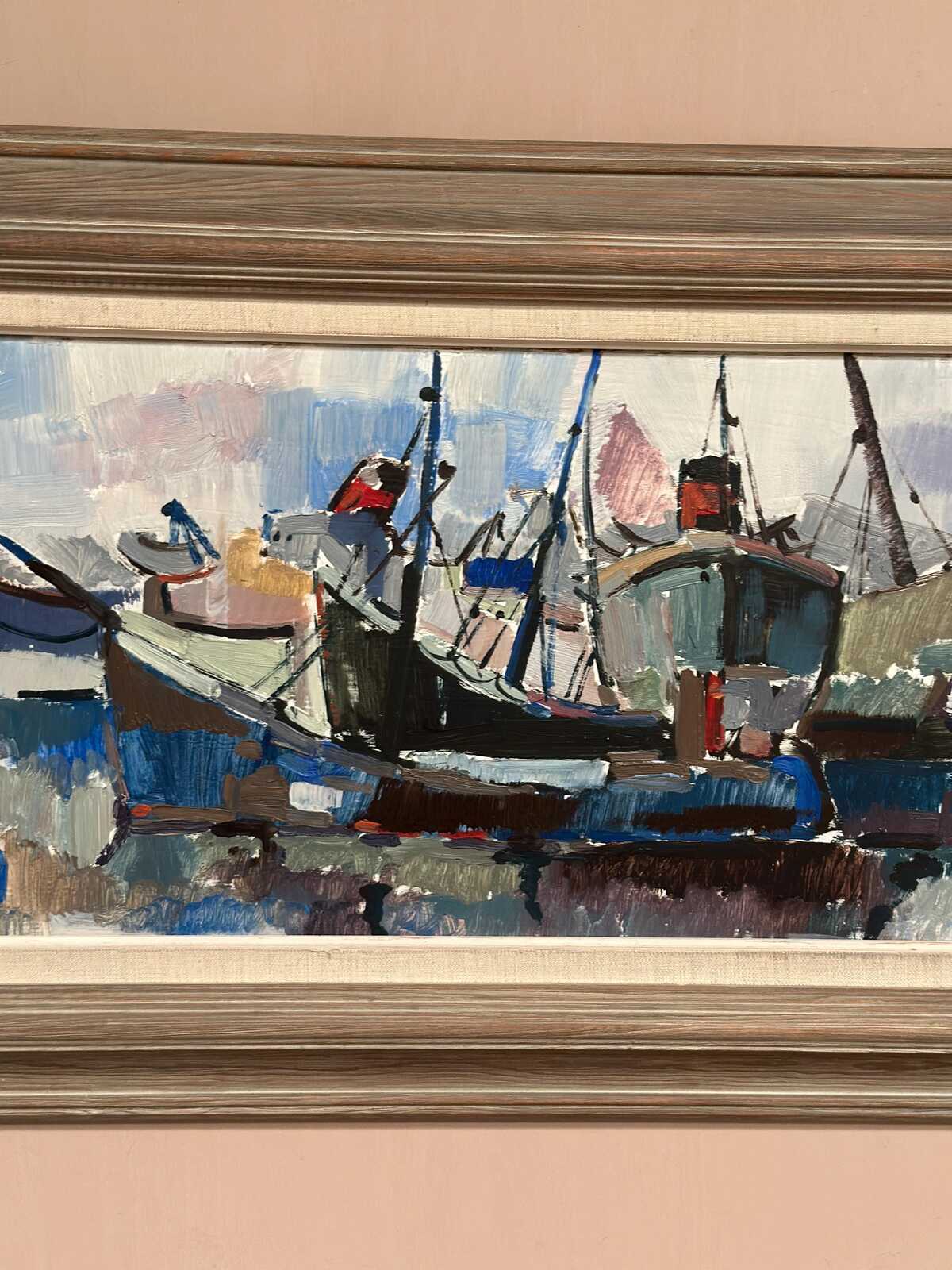 “Marine Scene” attributed to Gösta Stawåsen