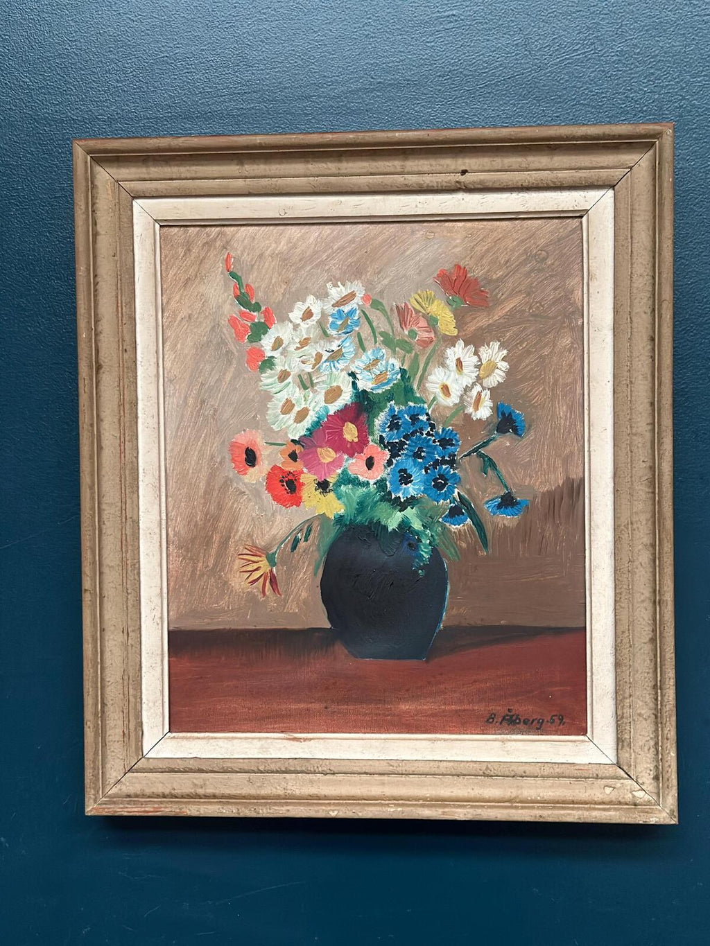 “Flowers in Vase” by B. Åberg