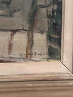 Landscape with Geometric Houses