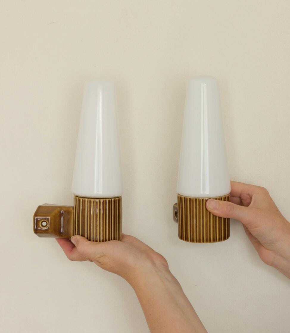 Pair of Swedish Wall lamps designed by SIGVARD BERNADOTTE for IFÖ