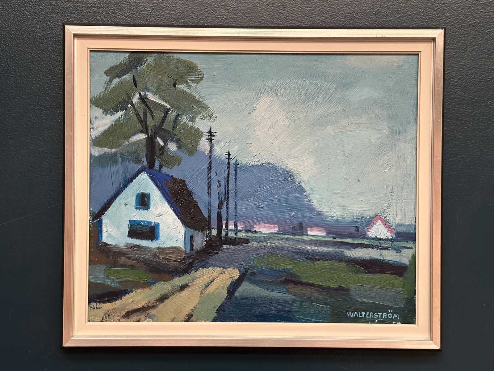 “Landscape with House” by Ingvar Walterström