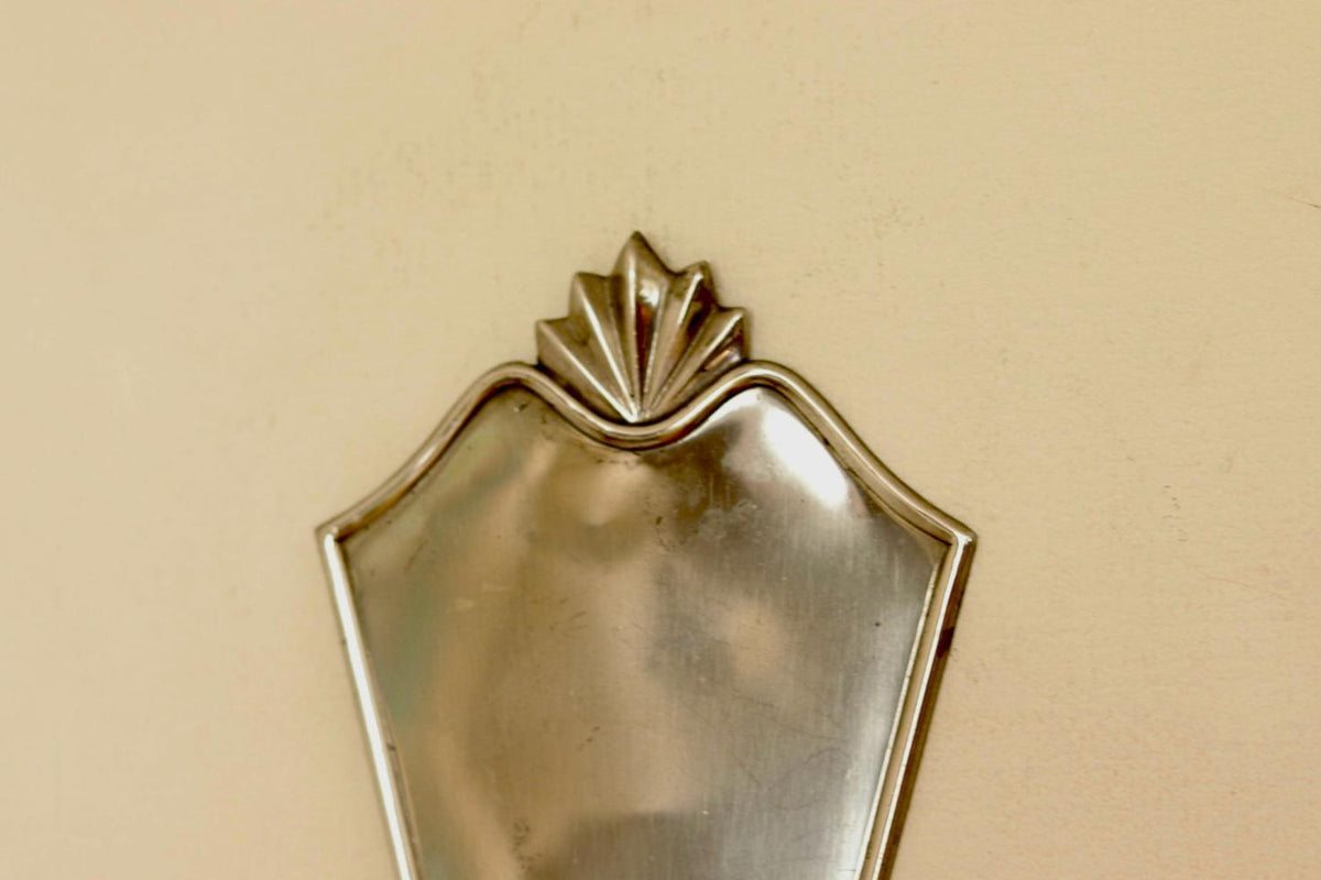 Pair Of Swedish Pewter Sconces By Ystad Tenn