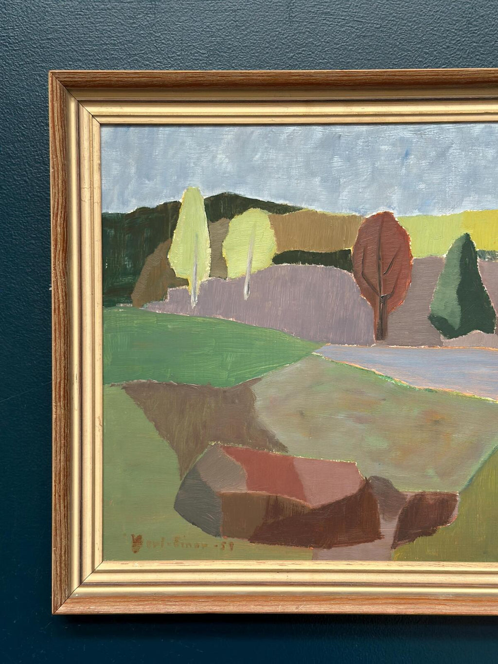 “Trees and Fields” by Carl‑Einar Andersson (1925–1975)