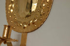 Pair Of Mid Century Swedish Brass Sconces