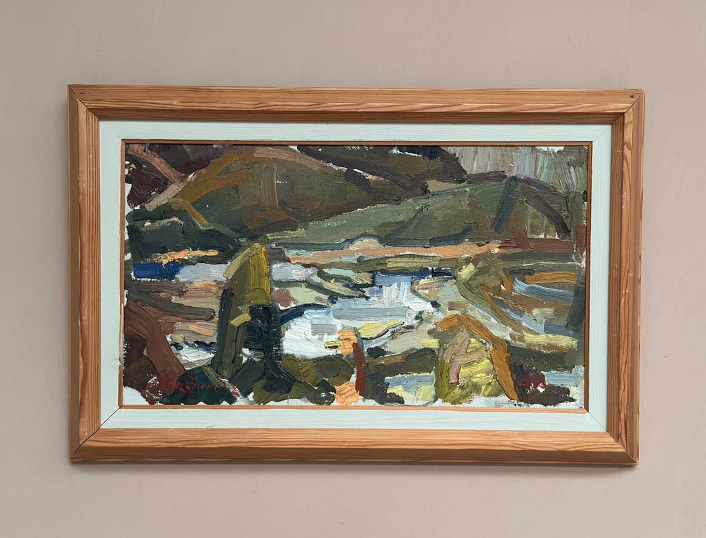 “Cubist Landscape” by O. Blomberg