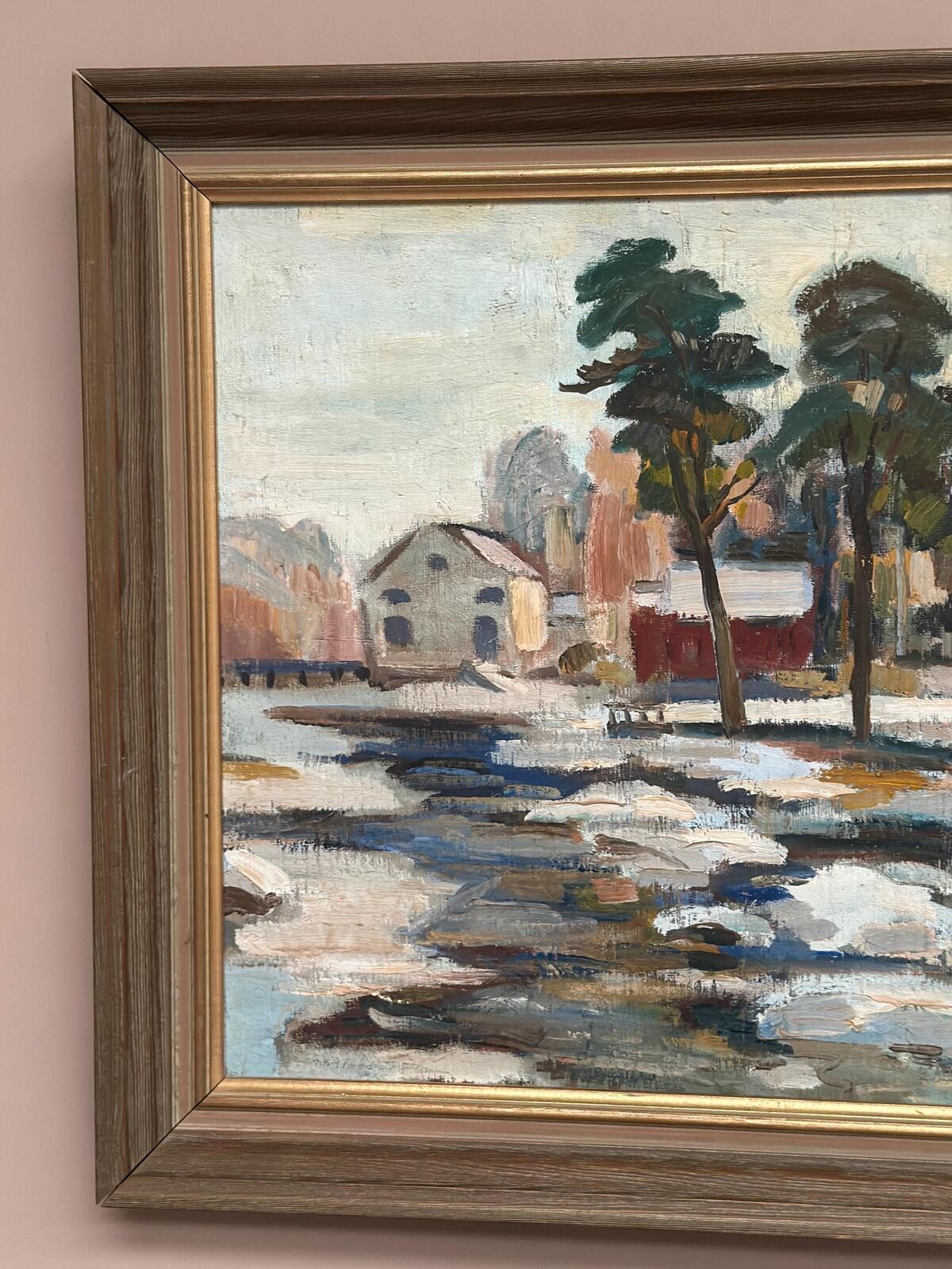 “Winter Landscape” by B. Lundqvist
