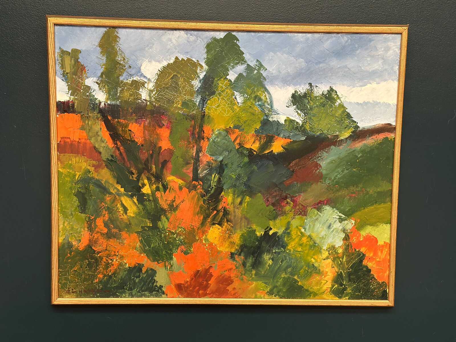 “Autumn Landscape” by Stig Hallblom