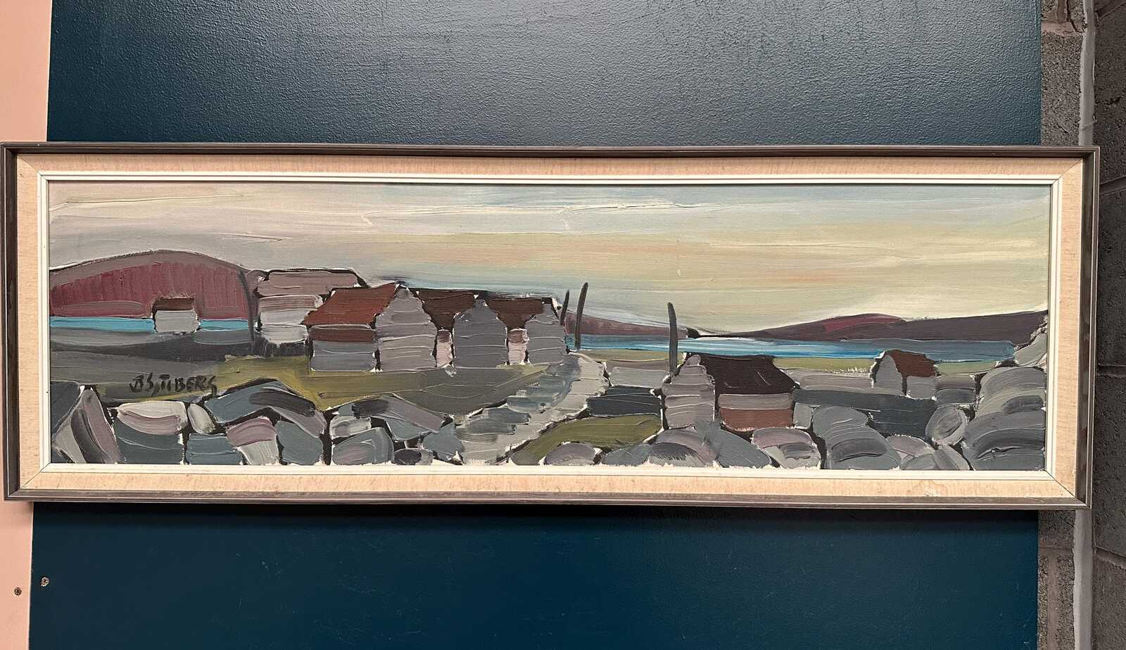 “Coastal Village” by Bo Sjöberg