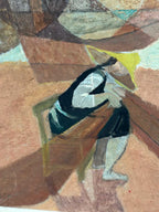 “Figure with Boats” by Nils Öst (1908–1982)