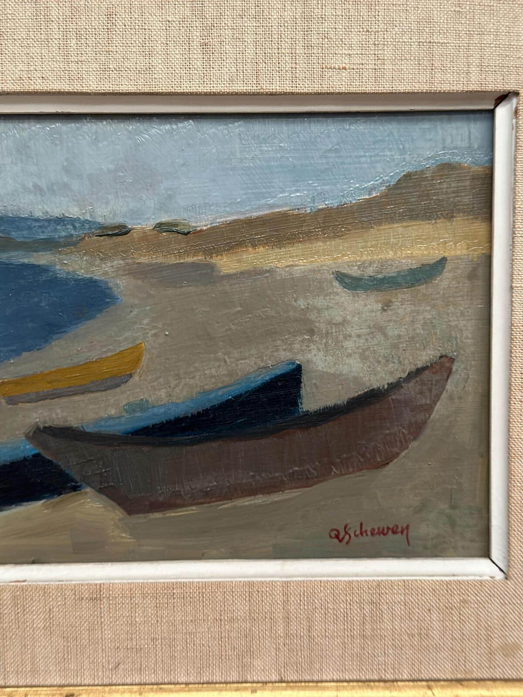“On the Beach, Knäbäck” by Olle von Schewen